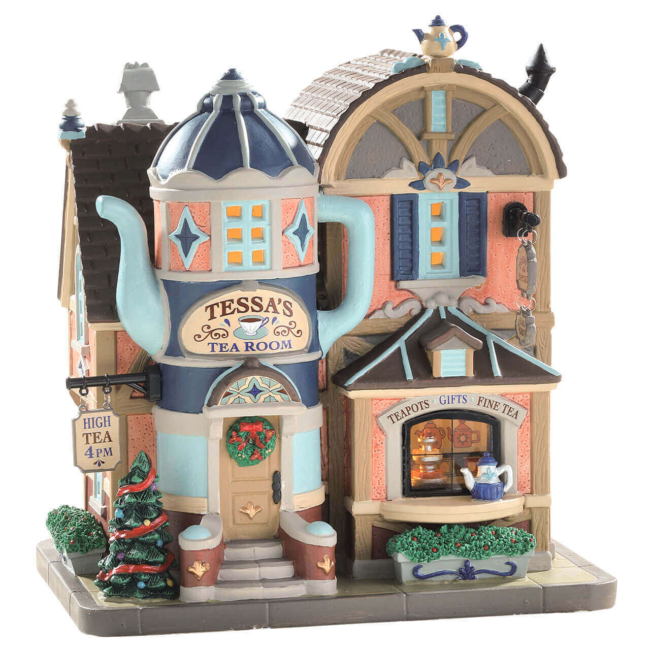 lemax-tessas-tea-room-b-timent-miniature-salon-de-th image 1
