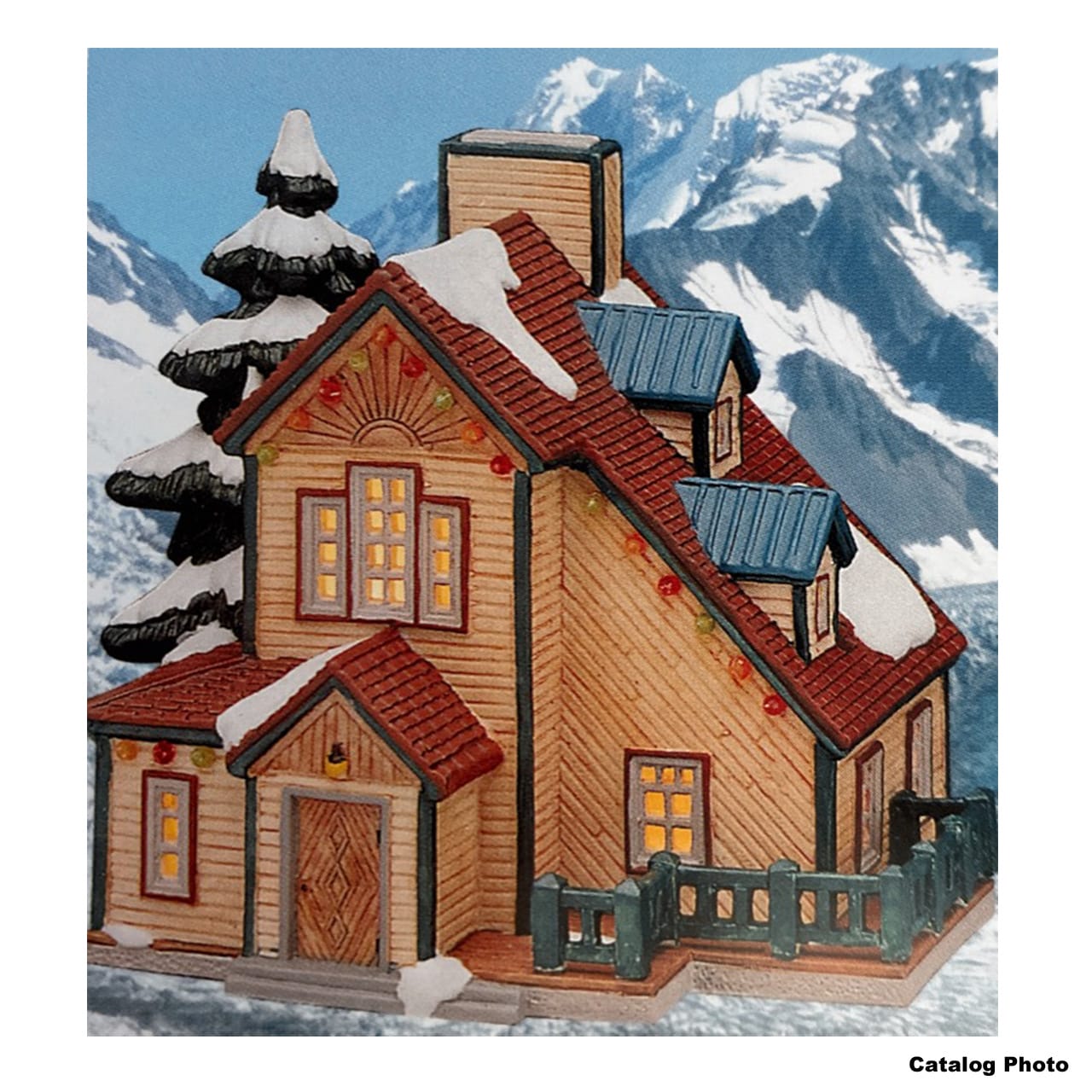 lemax-woodland-retreat-cabane-miniature-foresti-re-village-de-no-l image 1