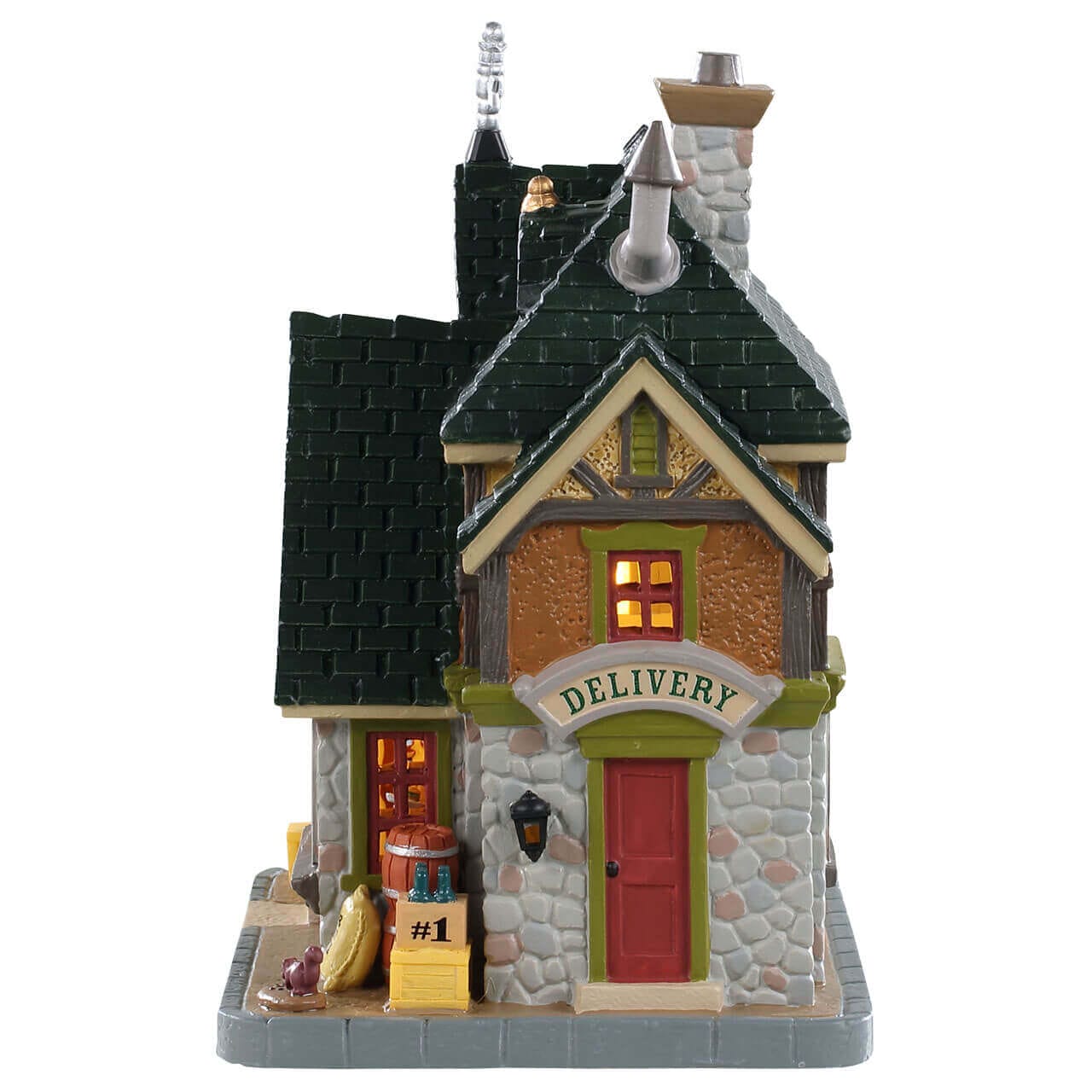 lemax-the-oak-and-acorn-pub-pub-miniature-de-collection image 2