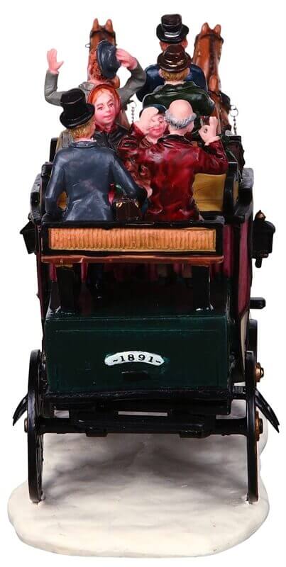lemax-stage-coach-diligence-miniature-de-collection image 2