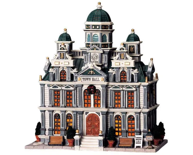 lemax-village-town-hall-mairie-miniature-general-products image 1