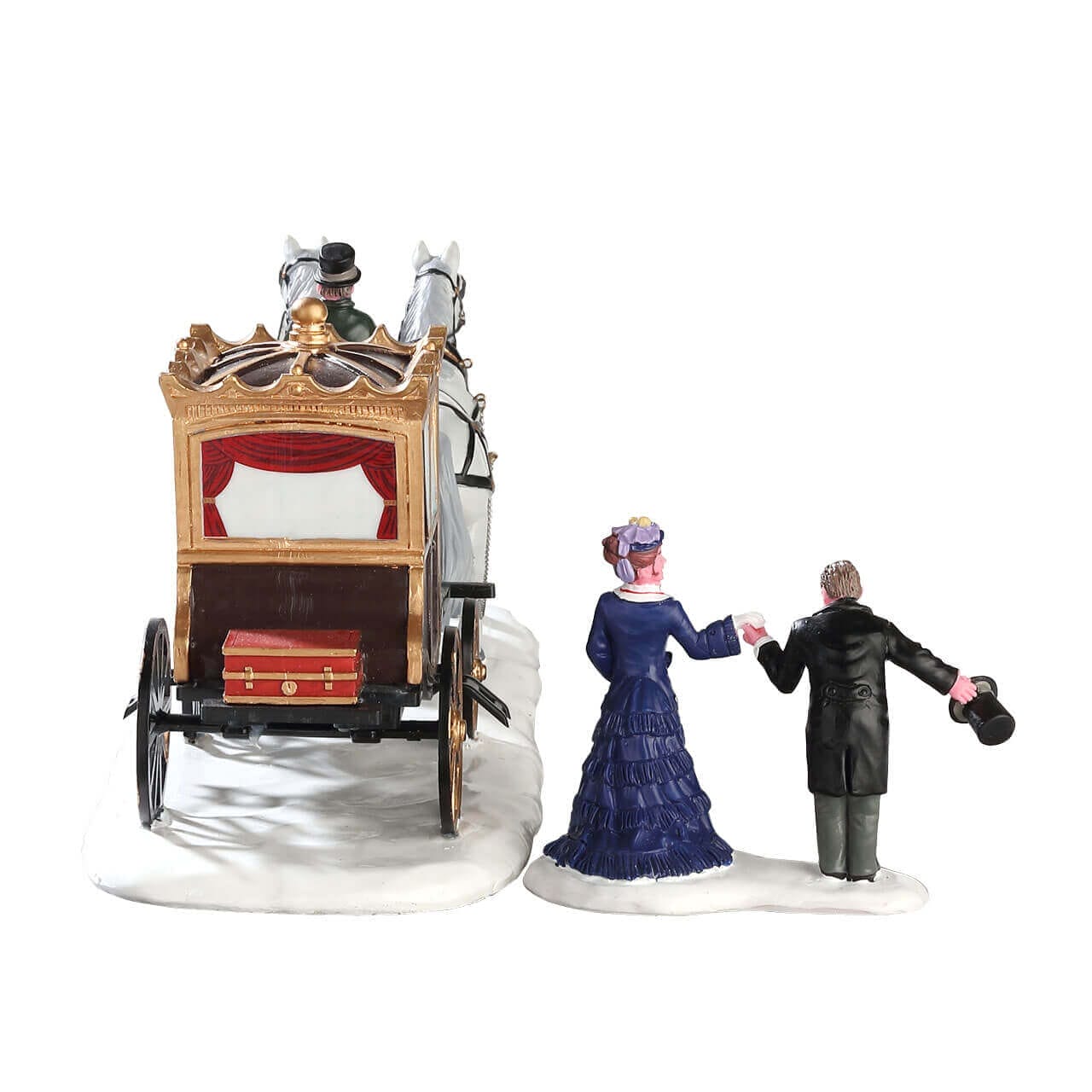 lemax-the-duchess-arrives-lot-de-2-figurines-miniatures-de-collection image 4