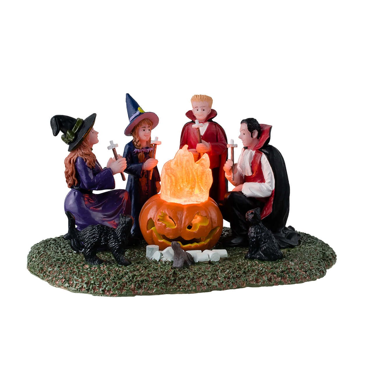 lemax-monster-marshmallow-roast-figurine-halloween-spooky-town image 5