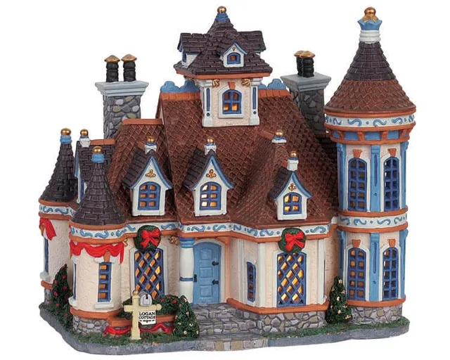 lemax-logan-cottage-cottage-miniature-de-village-de-no-l-lumineux image 1