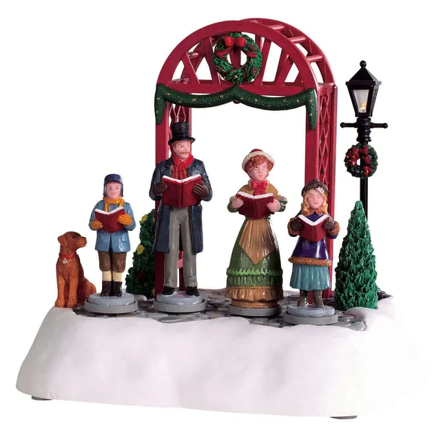 lemax-victorian-carols-figurine-anim-e-chanteurs-de-no-l image 1