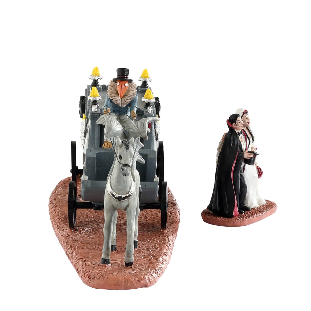 lemax-newly-deads-corbillard-spooky-town-miniature image 2