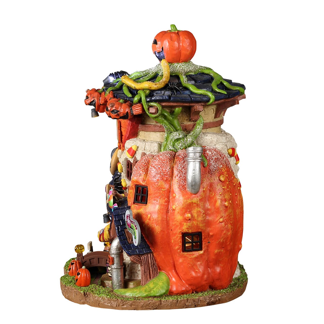 lemax-sugared-pumpkin-candy-shoppe-boutique-miniature-spooky-town image 3