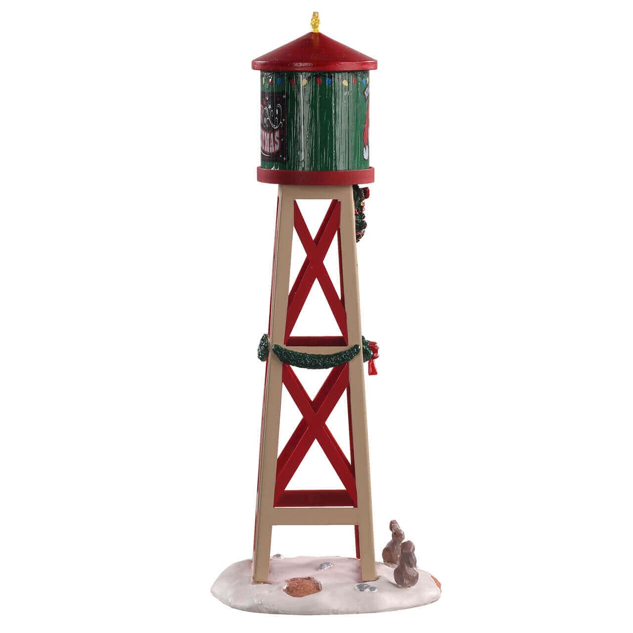 lemax-rustic-water-tower-vail-village-tour-eau-miniature-de-no-l image 2