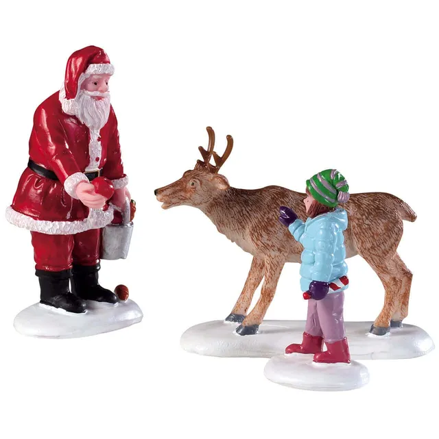 lemax-reindeer-goodies-figurine-rennes-gourmandises-vail-village image 1