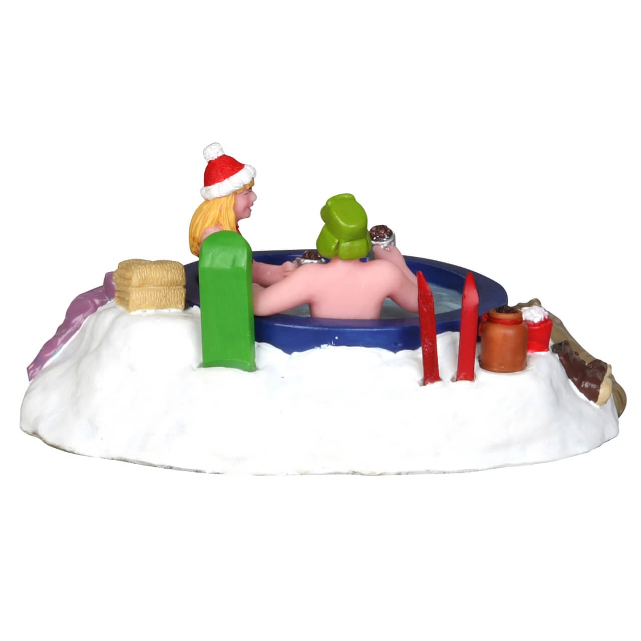 lemax-winter-hot-tubbing-figurine-village-de-no-l-sc-ne-spa-d-hiver image 3