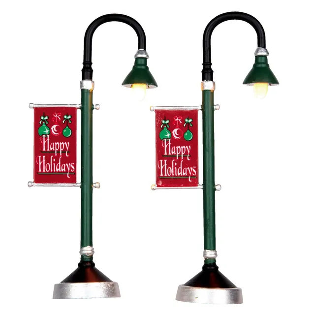 lemax-municipal-street-lamps-lot-de-2-r-verb-res-miniatures image 1