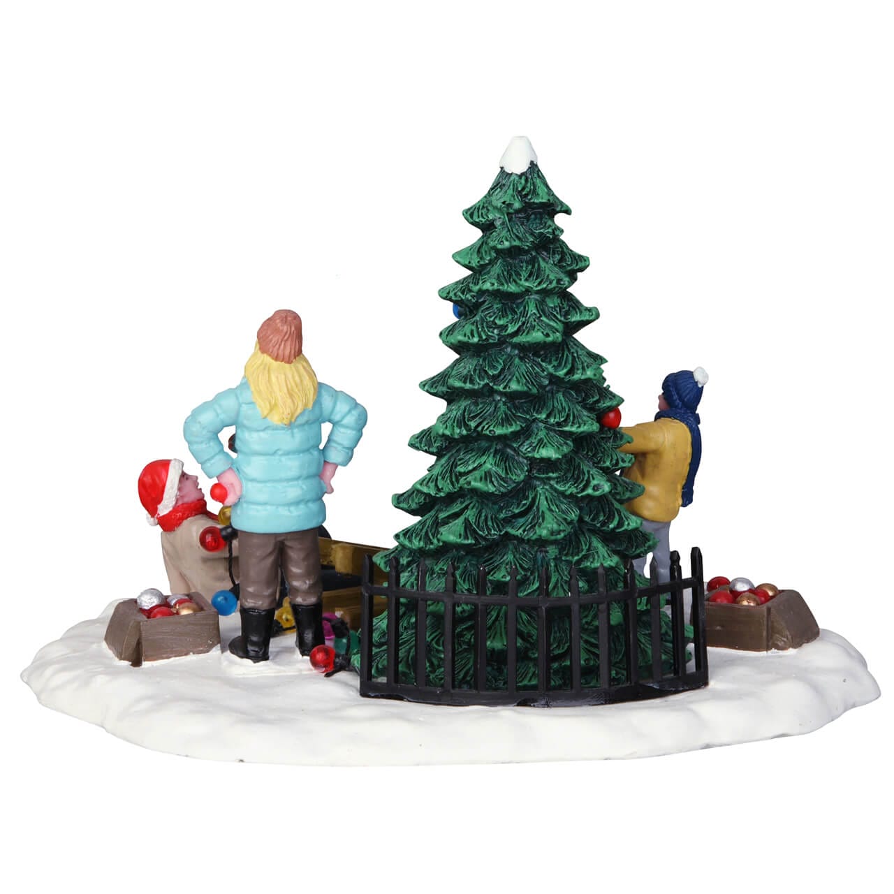 lemax-tree-trimming-trouble-sc-ne-sapin-miniature image 4