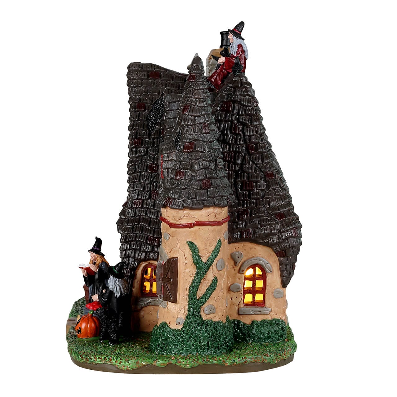 lemax-the-witch-s-cottage-maison-hant-e-spooky-town-lumineuse image 3