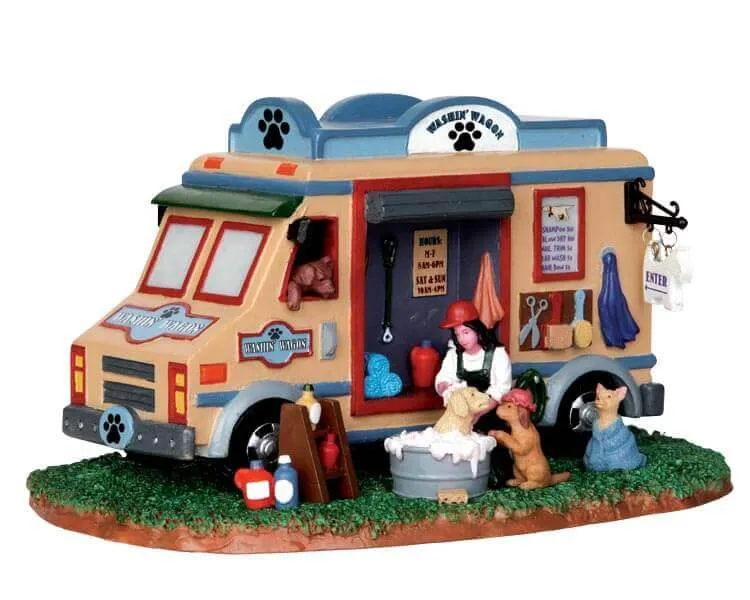 lemax-washin-wagon-voiturette-miniature-de-village image 1