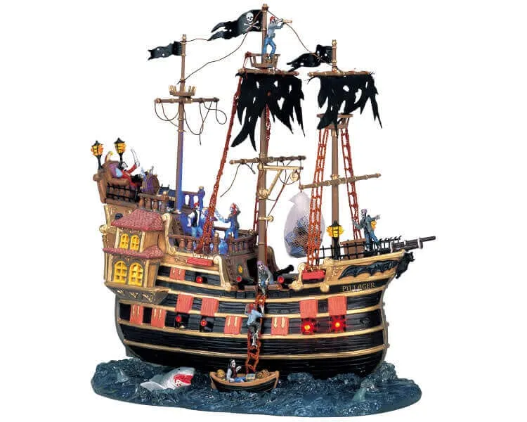 lemax-the-pillager-galion-pirate-anim-son-et-lumi-re image 1