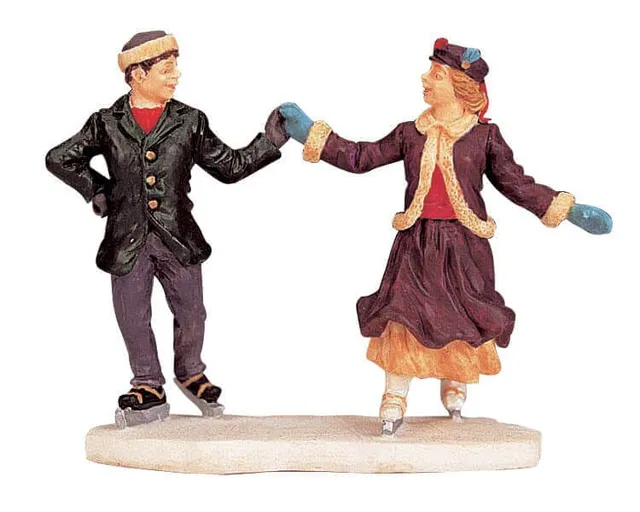 lemax-ice-dancers-figurines-patineurs-miniatures image 1
