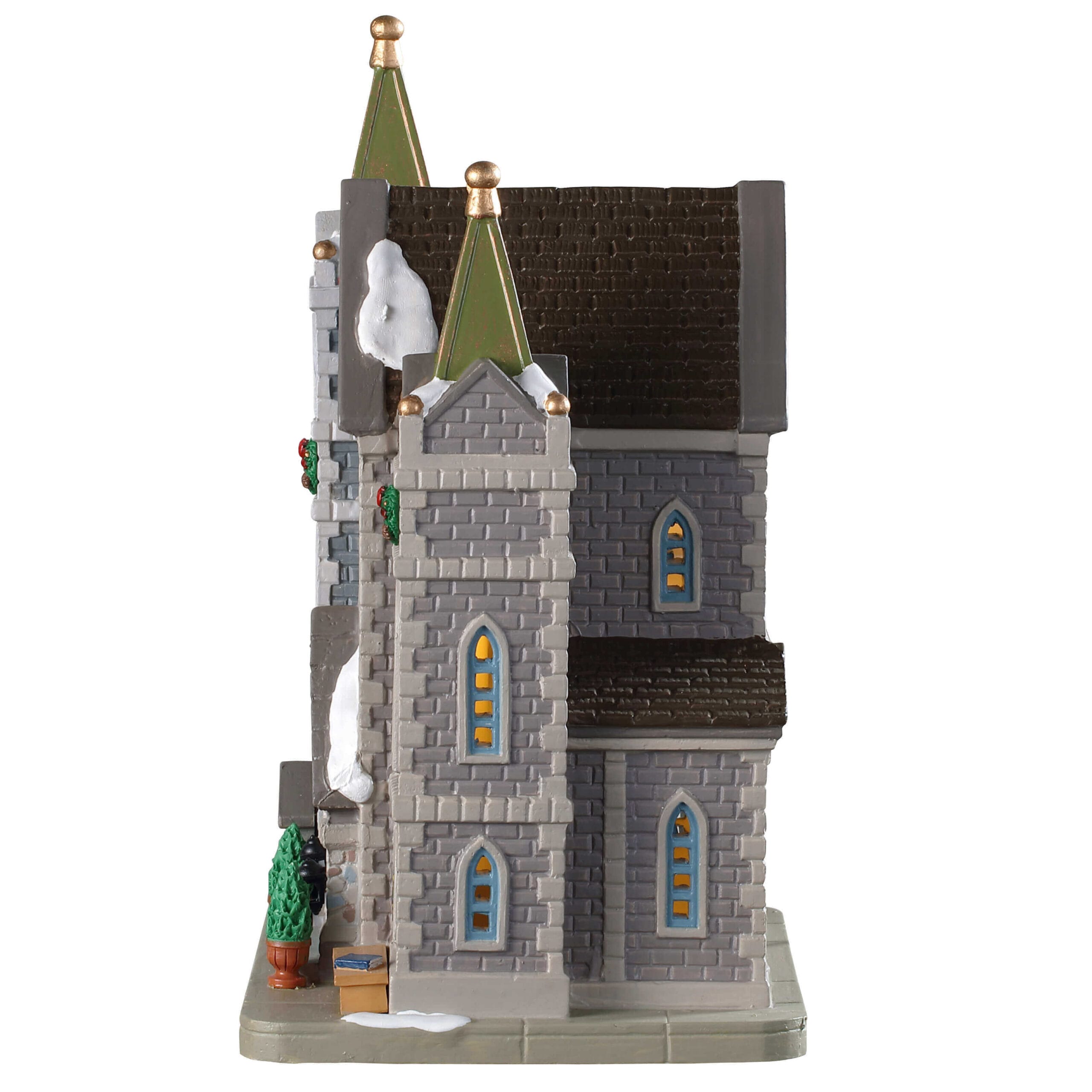 lemax-st-stephen-s-cathedral-glise-lumineuse-village-miniature image 2