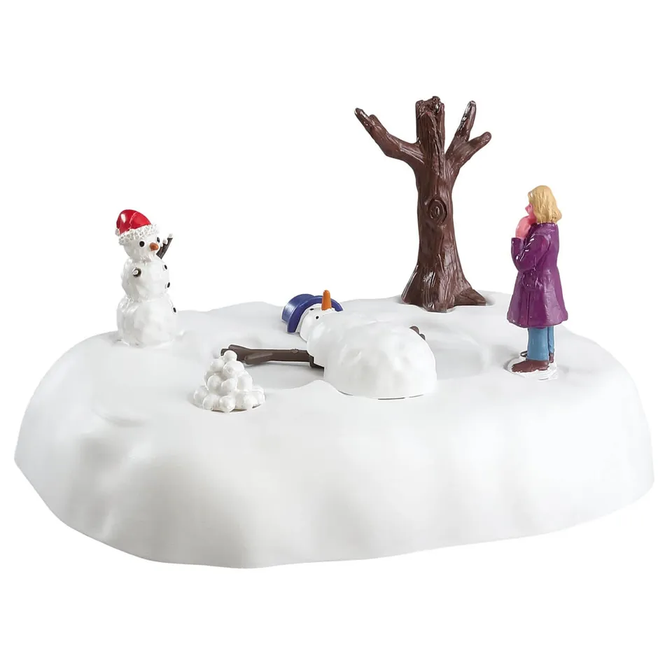 lemax-snowman-angel-figurine-miniature-anim-e-ange-de-neige image 1