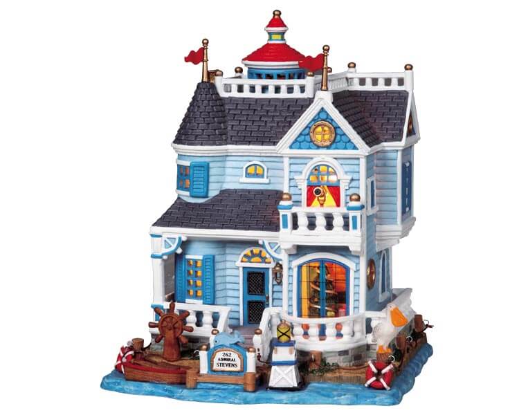 lemax-admiral-stevens-house-maison-miniature-de-capitaine image 1