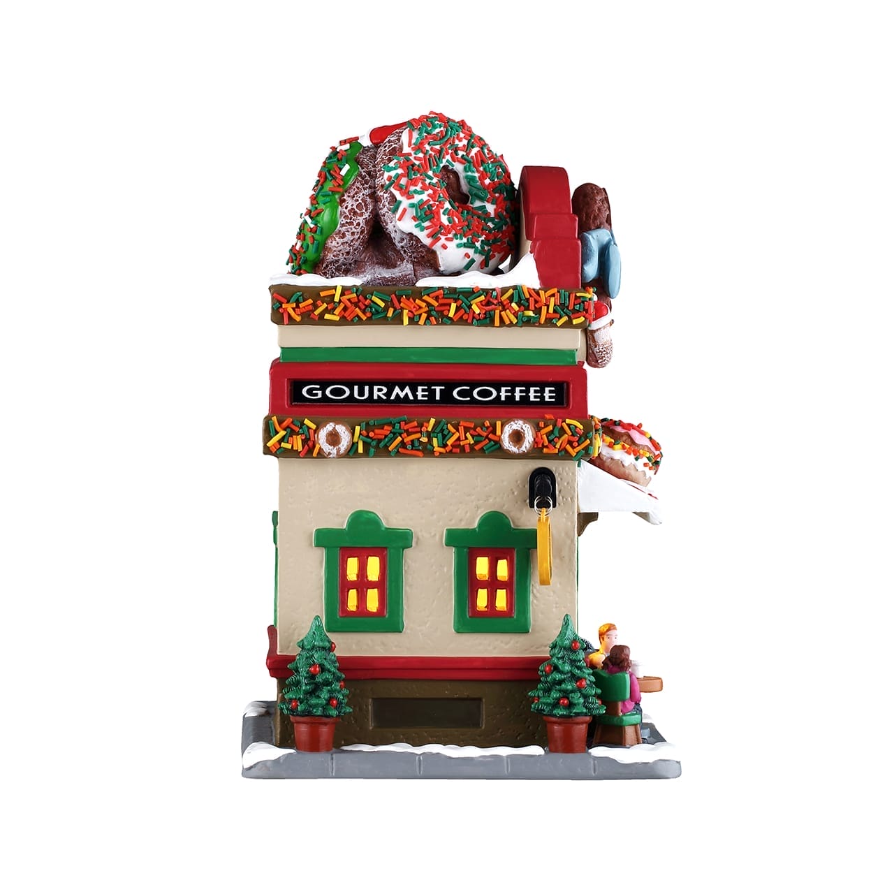 lemax-donut-deli-b-timent-lumineux-miniature-de-village image 2