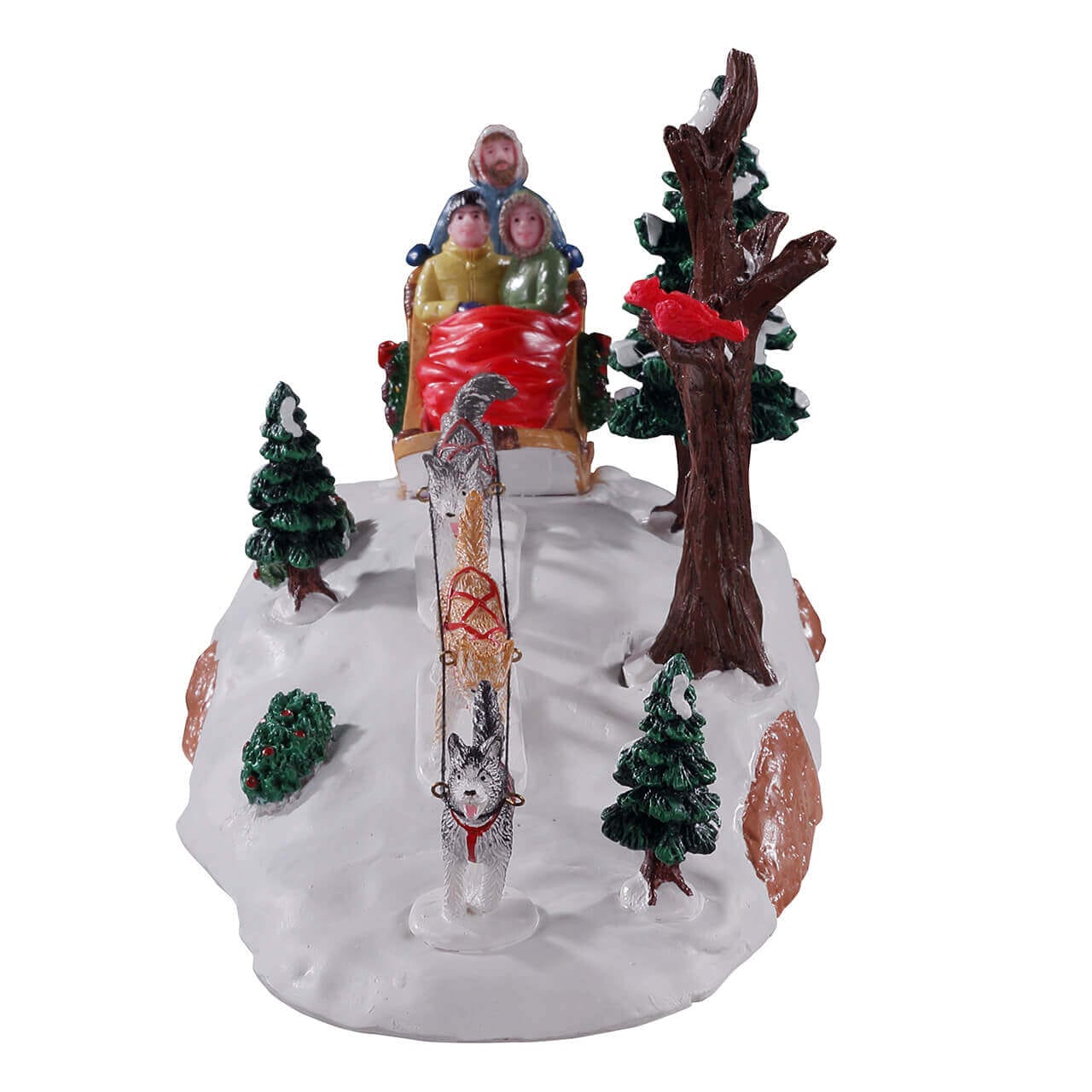 lemax-dog-sledding-afternoon-figurine-tra-neau-huskies-vail-village image 3