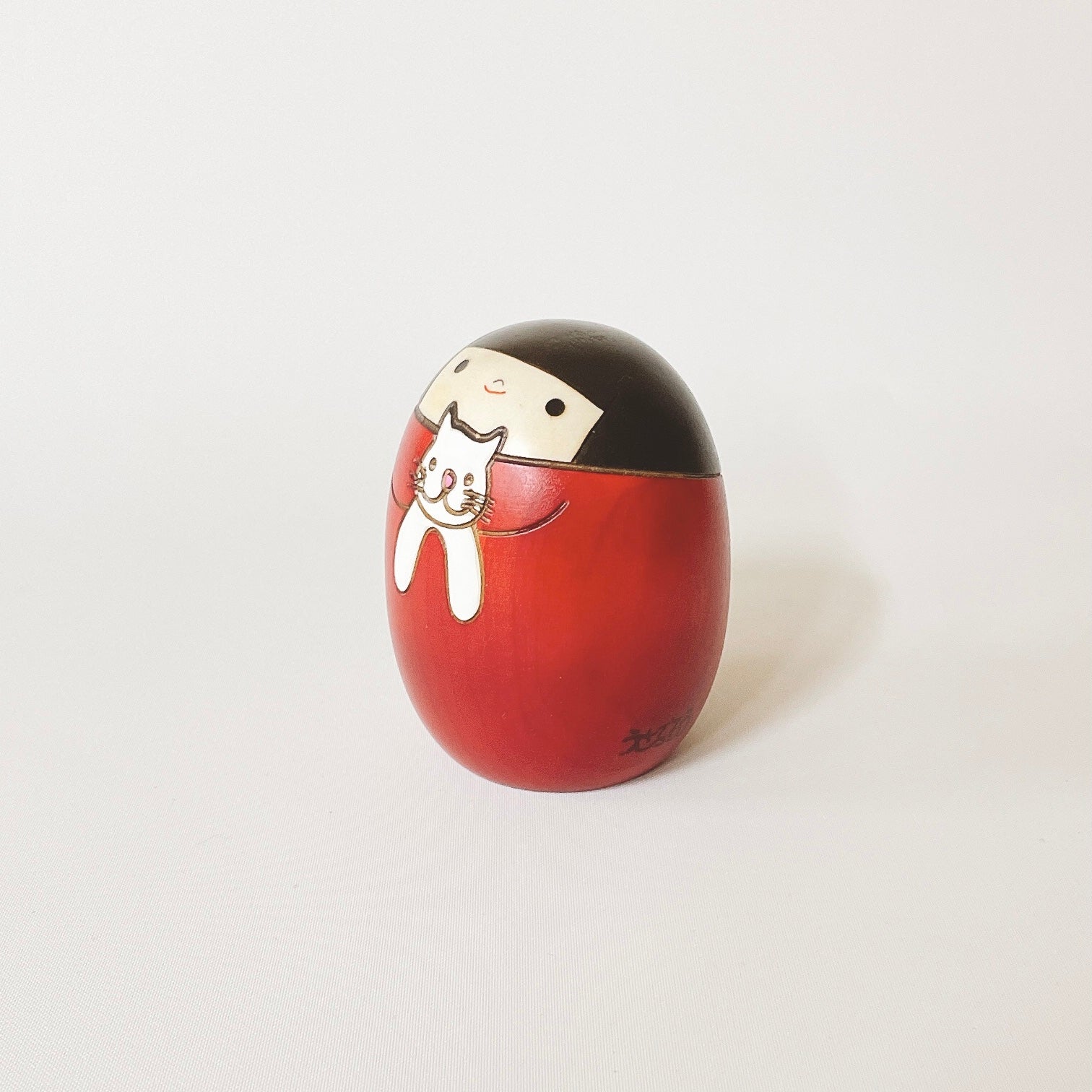 usaburo-kokeshi-neko-no-sari-cat-sally-poup-e-kokeshi-artisanale image 2