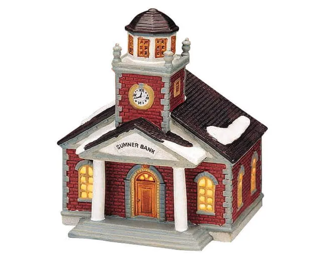 lemax-sumner-bank-banque-miniature-de-village image 1