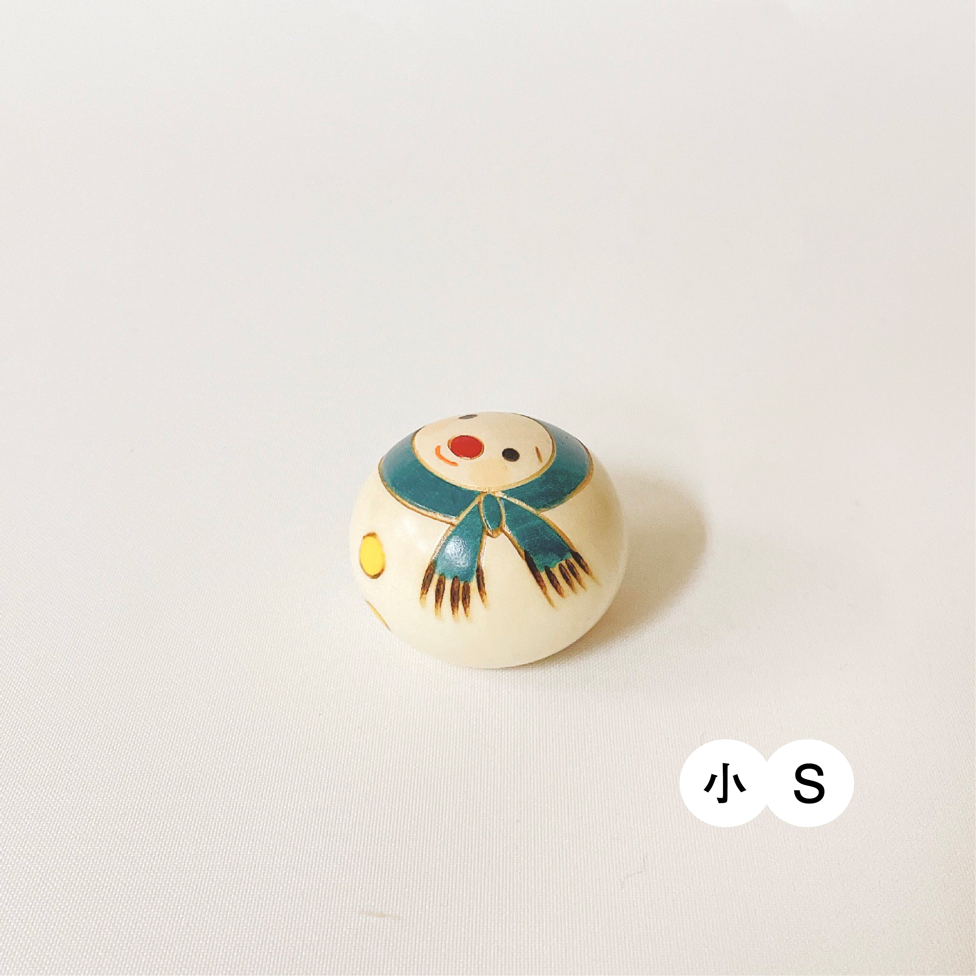 usaburo-kokeshi-bonhomme-de-neige-rond-figurine-artisanale-no-l image 3