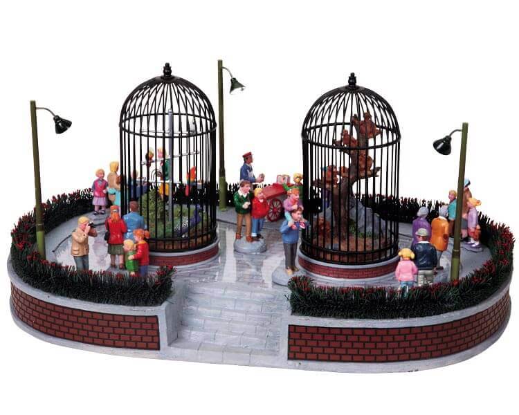 lemax-city-zoo-visitors-figurines-visiteurs-du-zoo-miniatures image 1