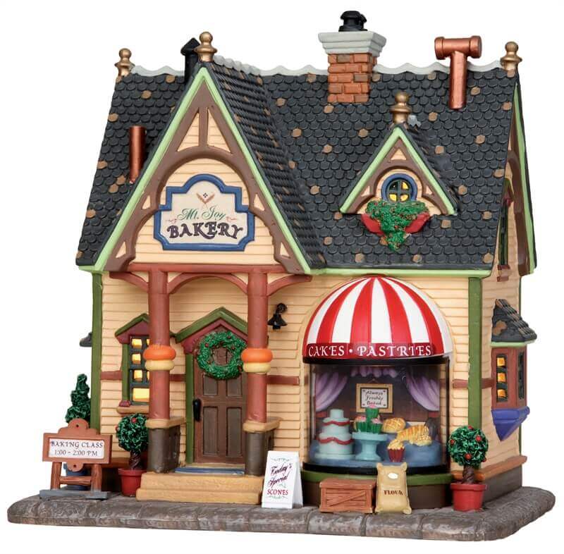lemax-mt-joy-bakery-b-timent-lumineux-boulangerie-village-miniature image 1
