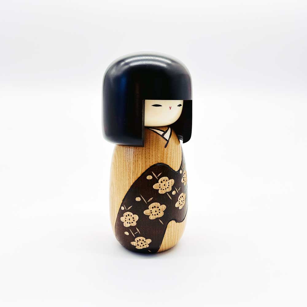 usaburo-kokeshi-sachi-fortune-poup-e-kokeshi-artisanale-21-cm image 4