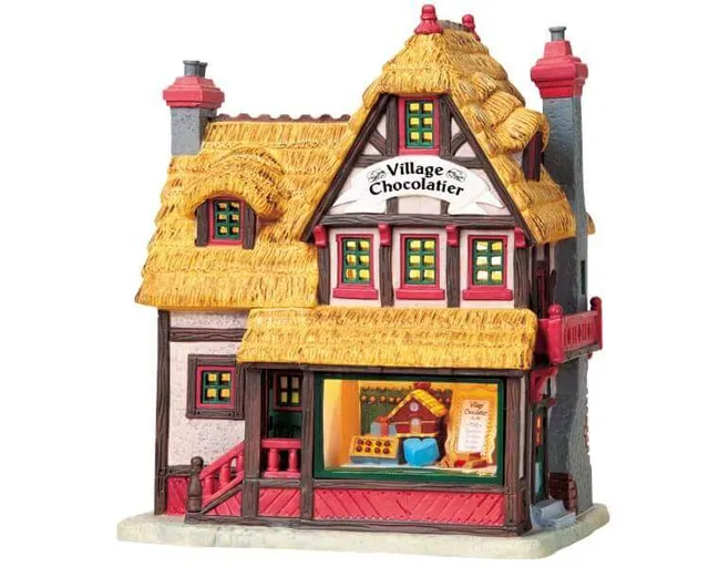 lemax-village-chocolatier-boutique-chocolatier-miniature image 1