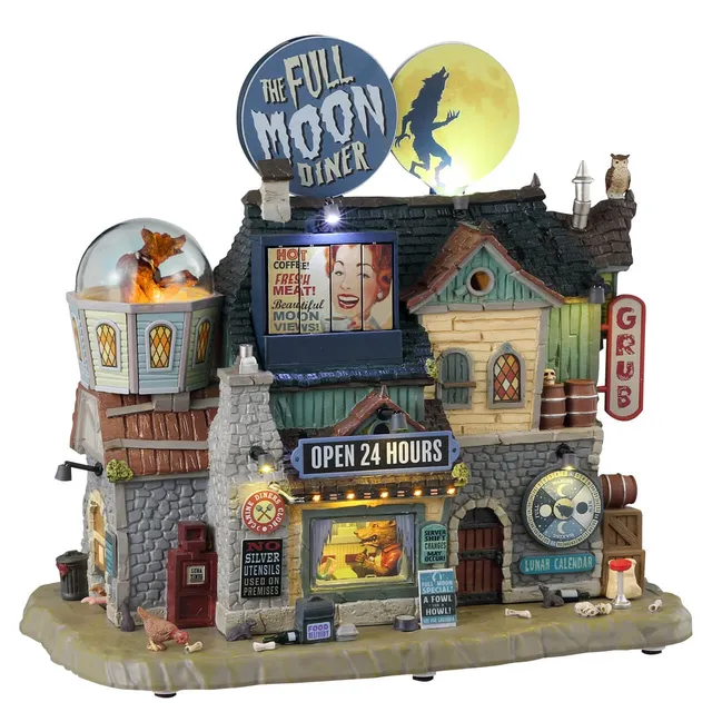 lemax-the-full-moon-diner-maison-hant-e-spooky-town image 1