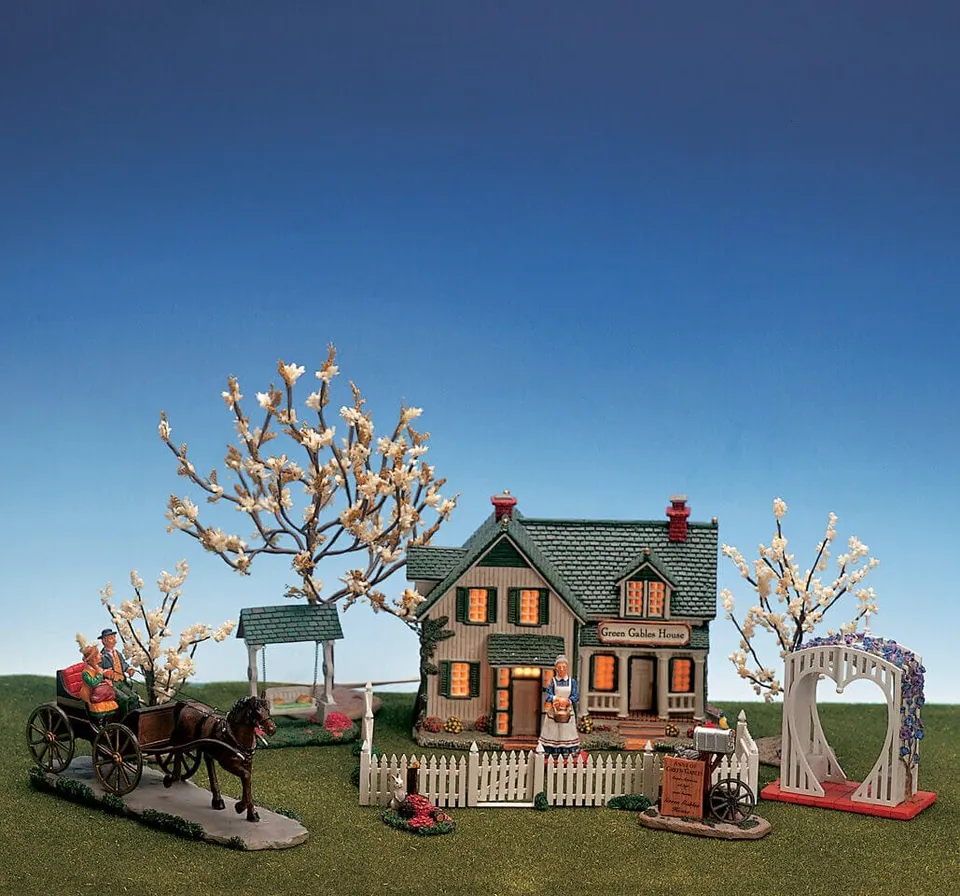 lemax-green-gables-house-set-maison-miniature-de-collection image 1