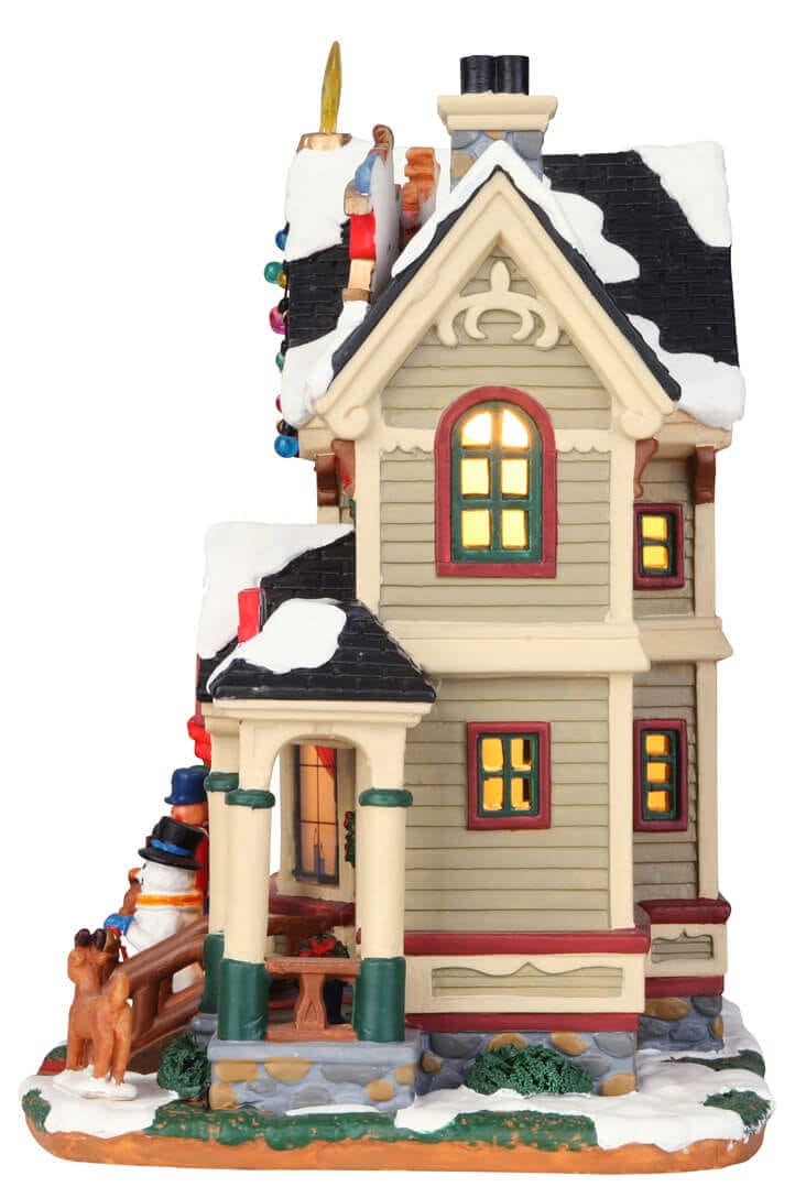 lemax-christmas-home-tour-maison-de-no-l-miniature image 2