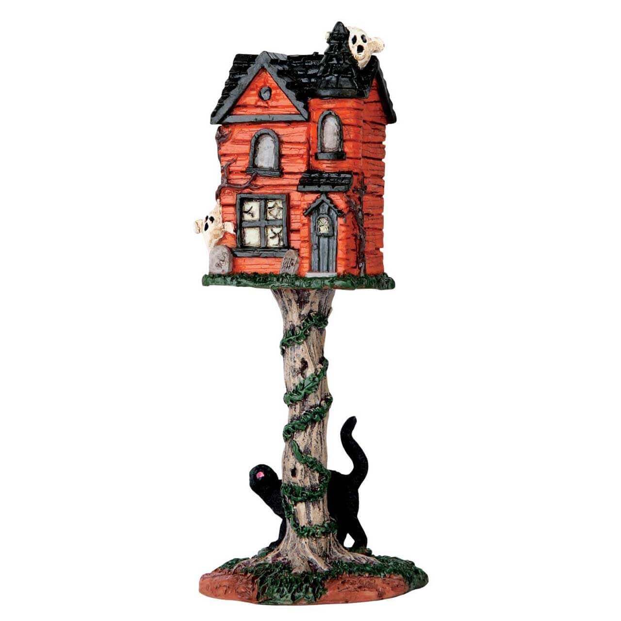 lemax-haunted-birdhouse-miniature-spooky-town-de-collection image 1