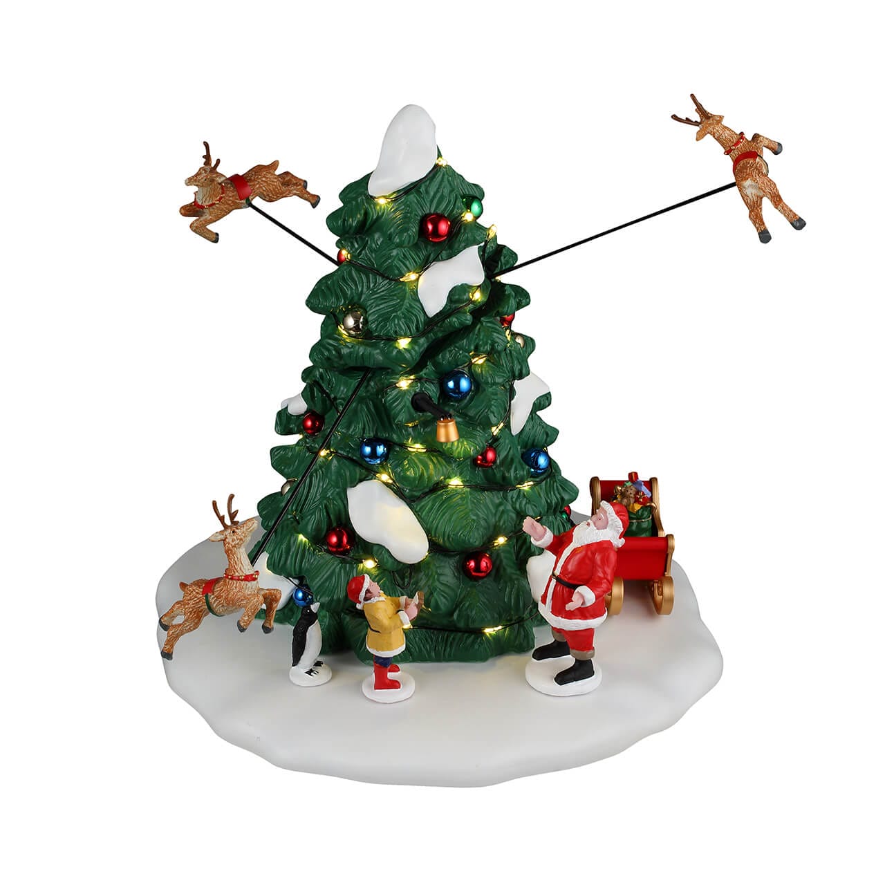 lemax-reindeer-races-figurine-santa-s-wonderland-rennes image 1