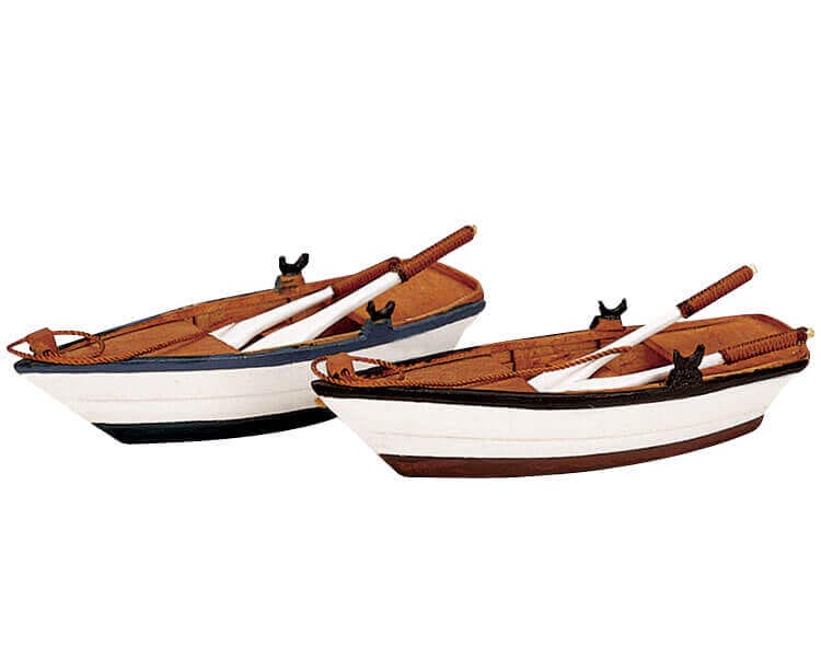 lemax-wooden-rowboats-accessoire-miniature-village image 1