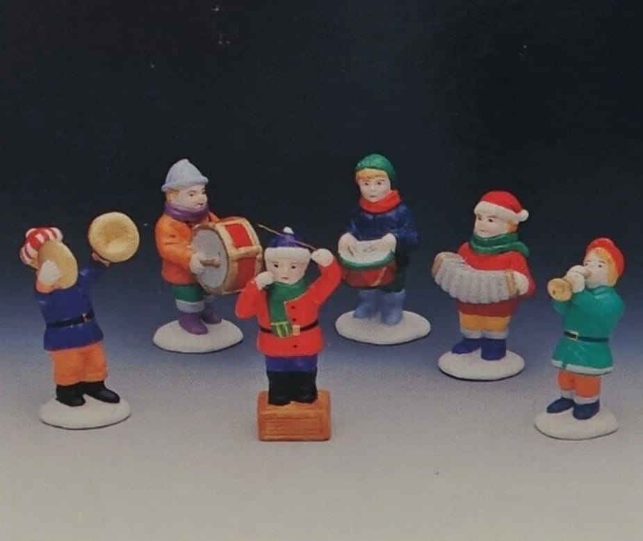 lemax-children-s-band-figurine-miniature-groupe-d-enfants-musiciens image 1