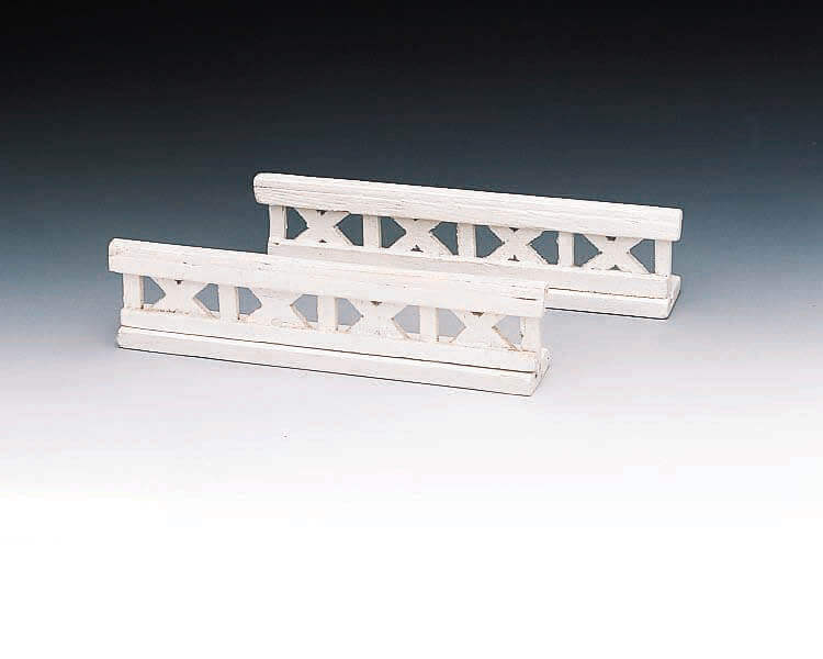 lemax-crossed-wooden-fence-lot-de-2-cl-ture-bois-miniature image 1
