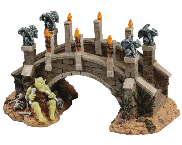 lemax-troll-bridge-figurine-pont-hant-spooky-town image 1