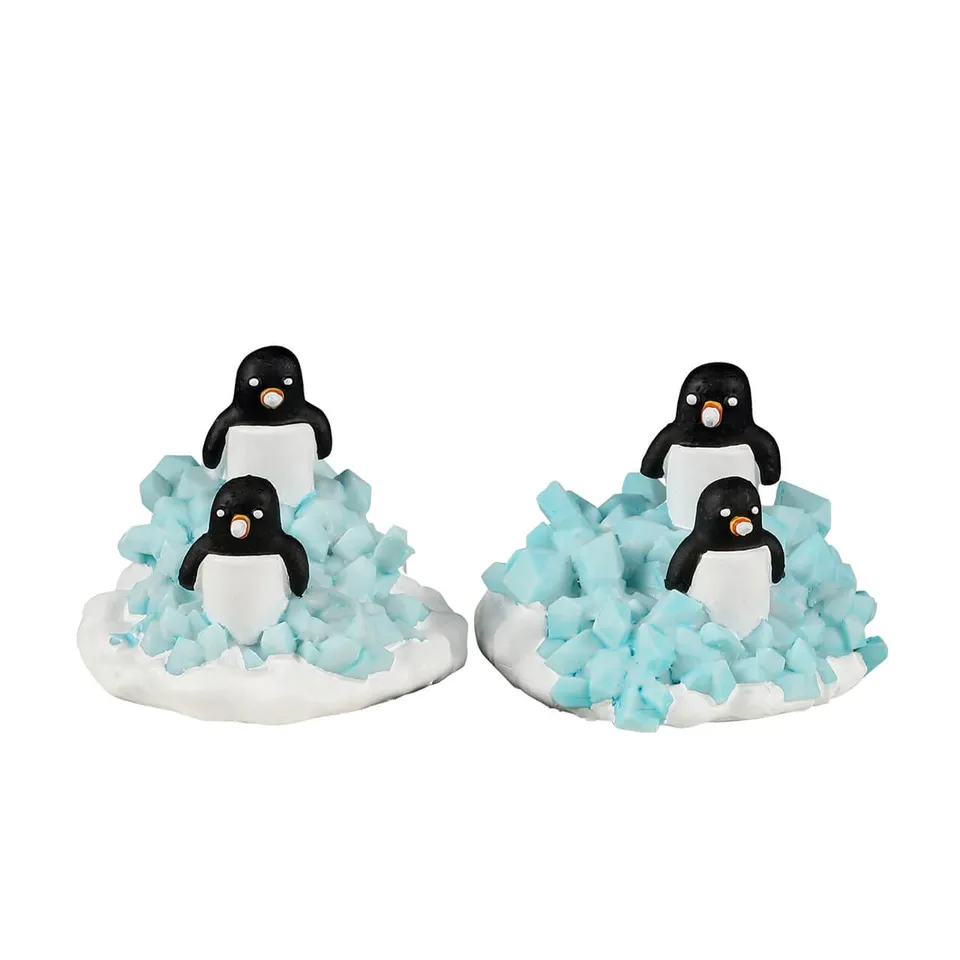 lemax-candy-penguin-colony-colonie-de-pingouins-miniatures image 1