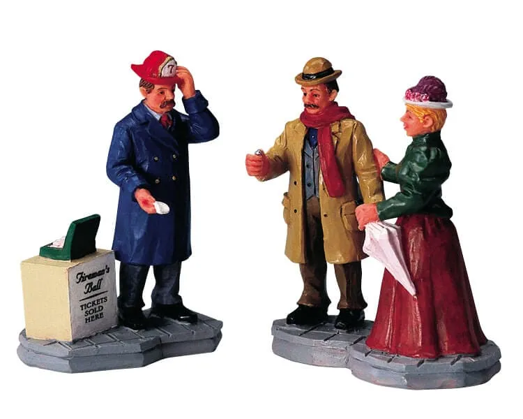 lemax-fireman-s-ball-figurine-miniature-village image 1