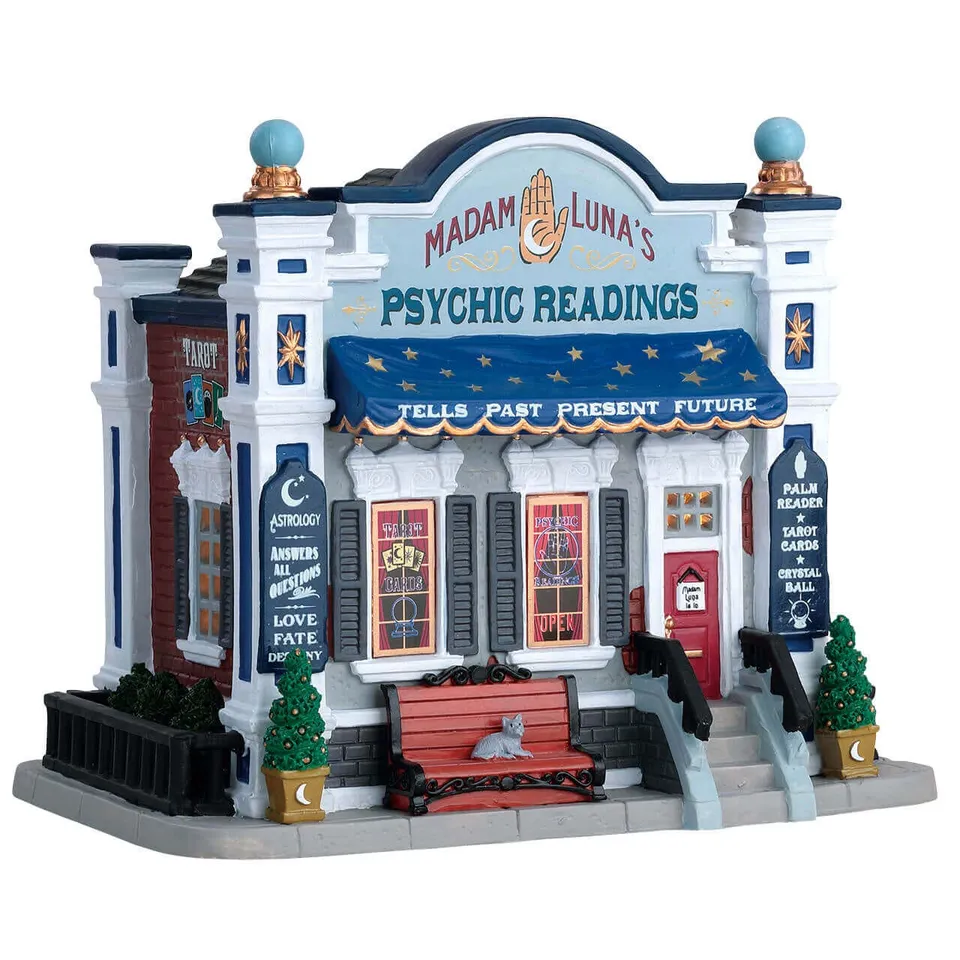 lemax-madam-luna-s-psychic-readings-b-timent-miniature-f-te-foraine image 1