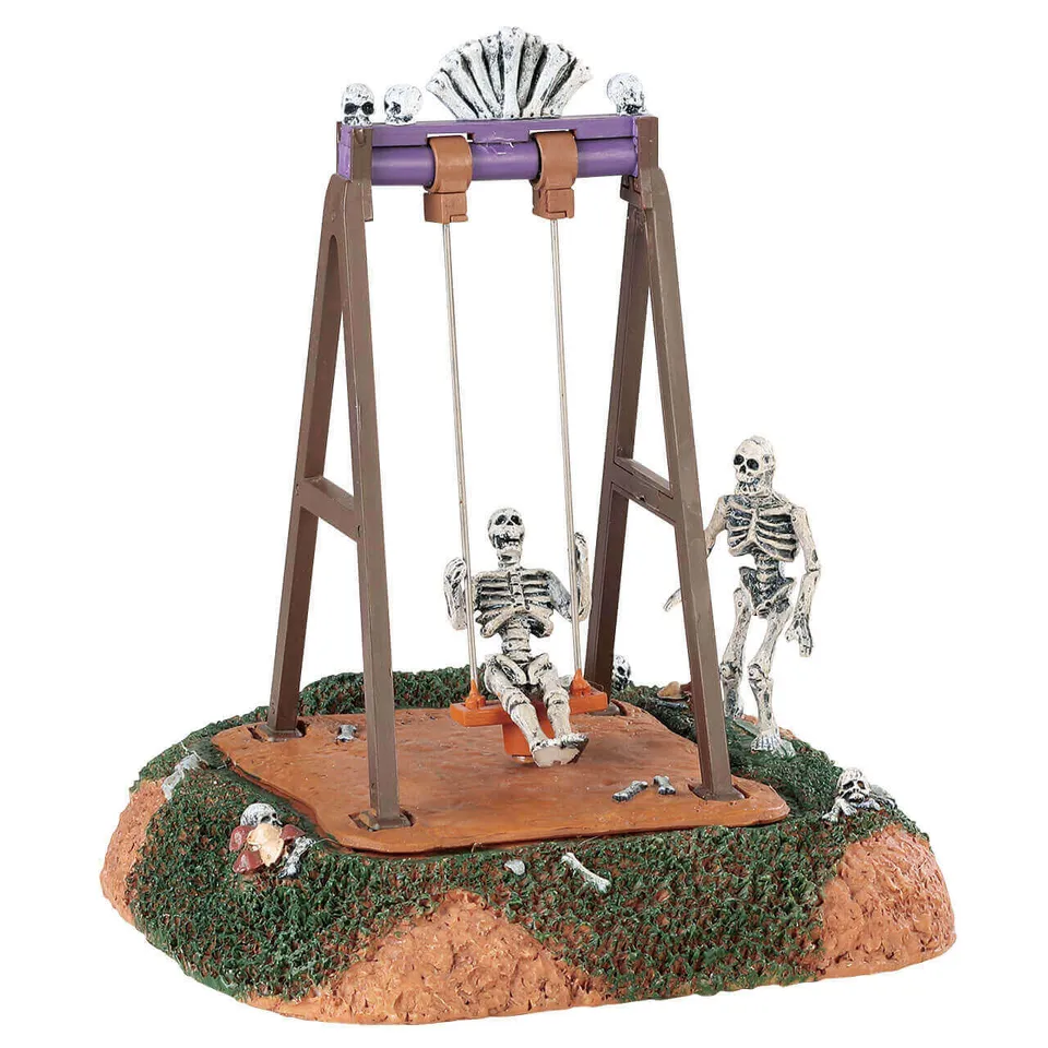 lemax-skeleton-swings-d-cor-anim-balan-oire-squelettes-spooky-town image 1