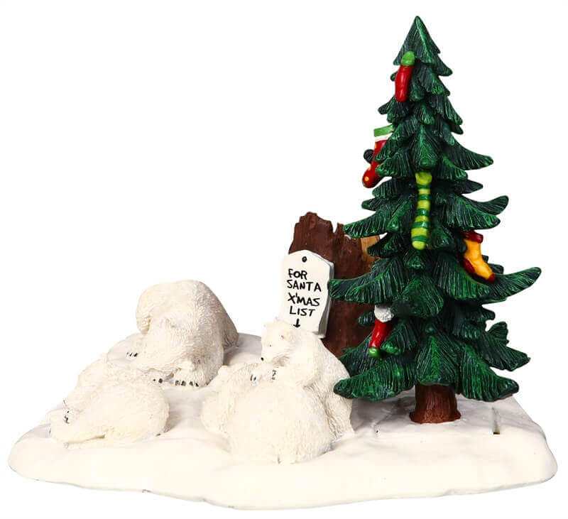 lemax-polar-bear-wishlist-figurine-ours-polaire-de-no-l image 2