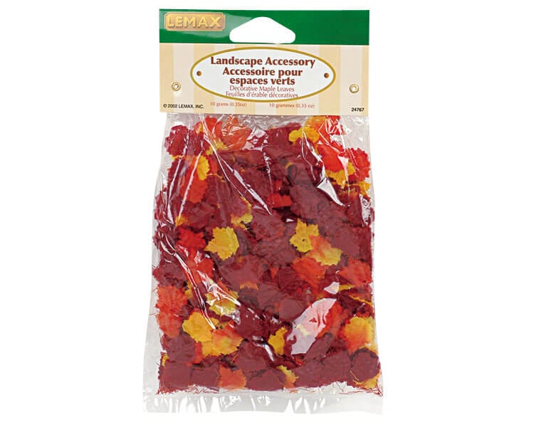 lemax-decorative-maple-leaves-accessoire-feuilles-d-rable-miniature image 1