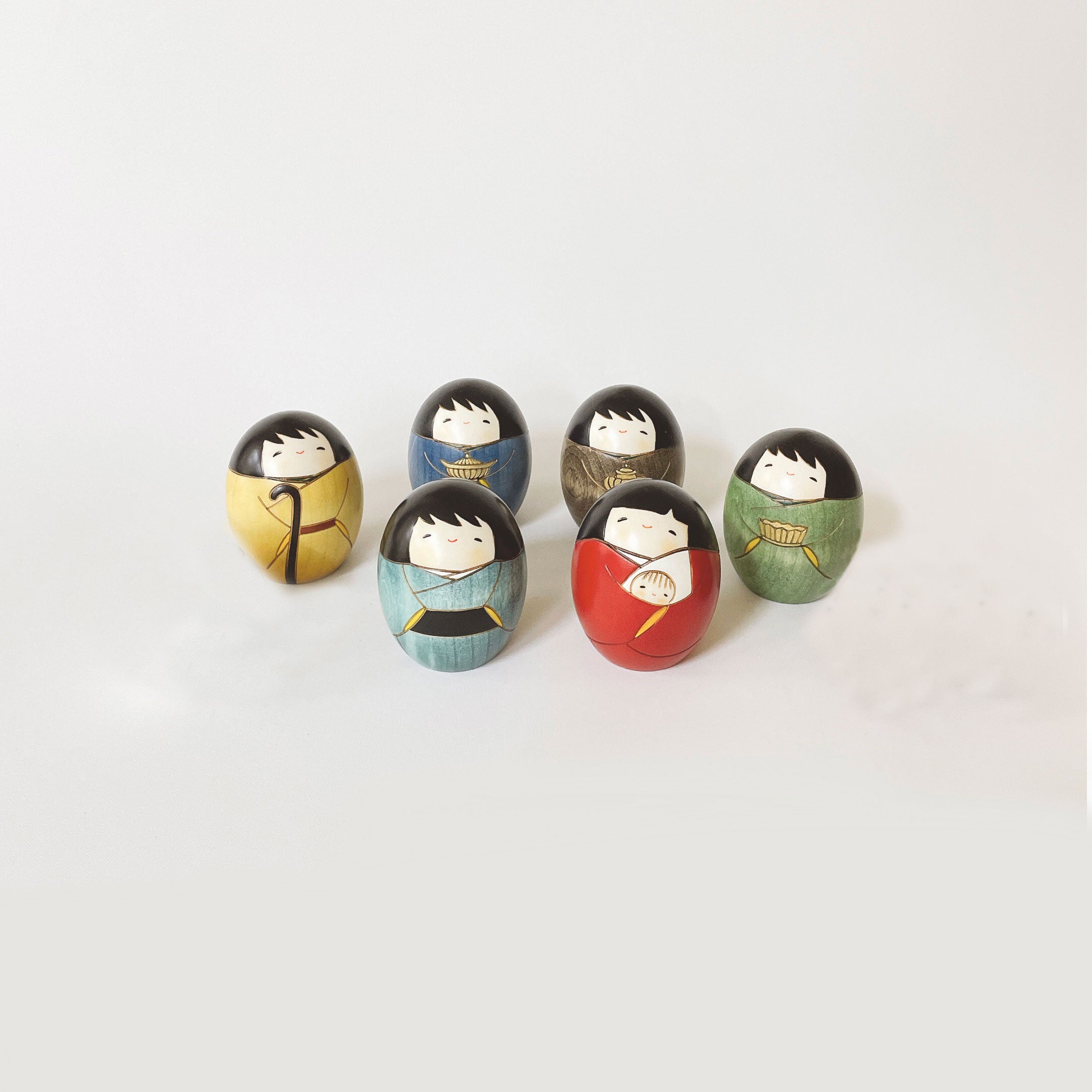 usaburo-kokeshi-the-nativity-six-coffret-figurines-cr-che-de-no-l-en-bois image 1