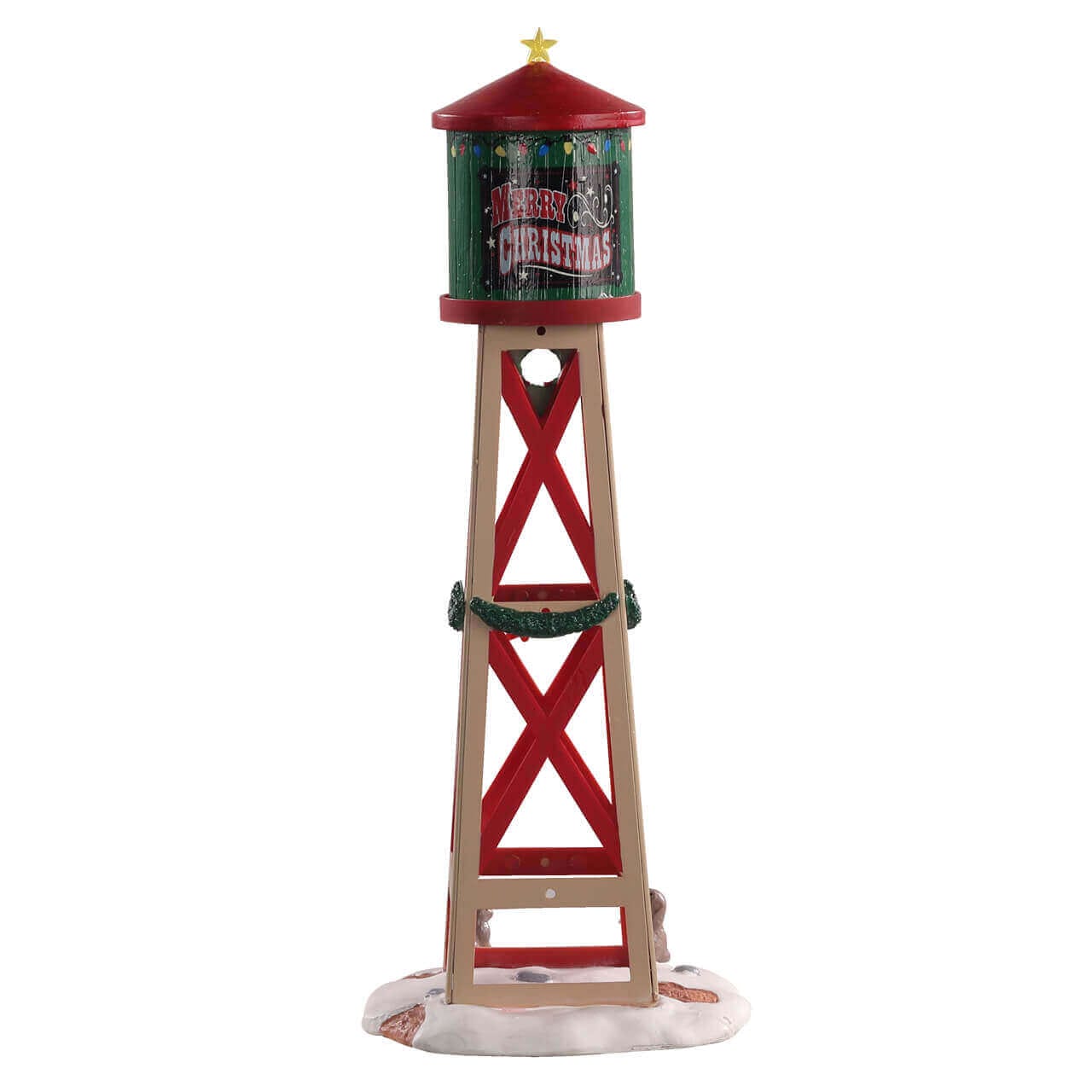lemax-rustic-water-tower-vail-village-tour-eau-miniature-de-no-l image 4