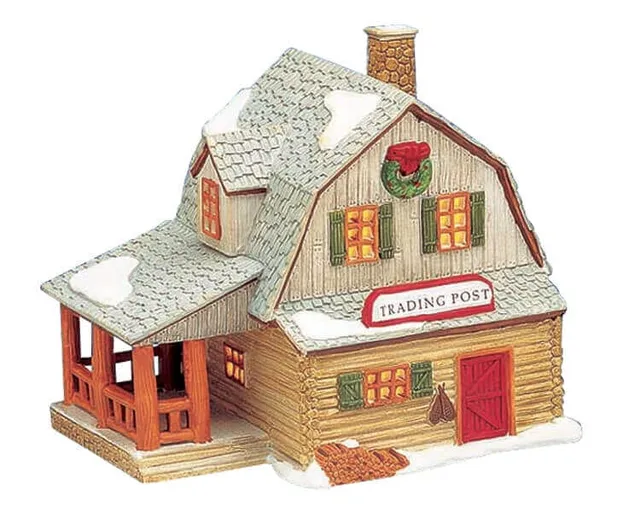 lemax-trading-post-b-timent-miniature-de-village-de-collection image 1